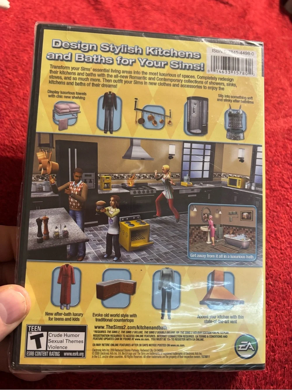 The Sims 2 Kitchen & Bath Interior Design PC CD-ROM . New factory sealed